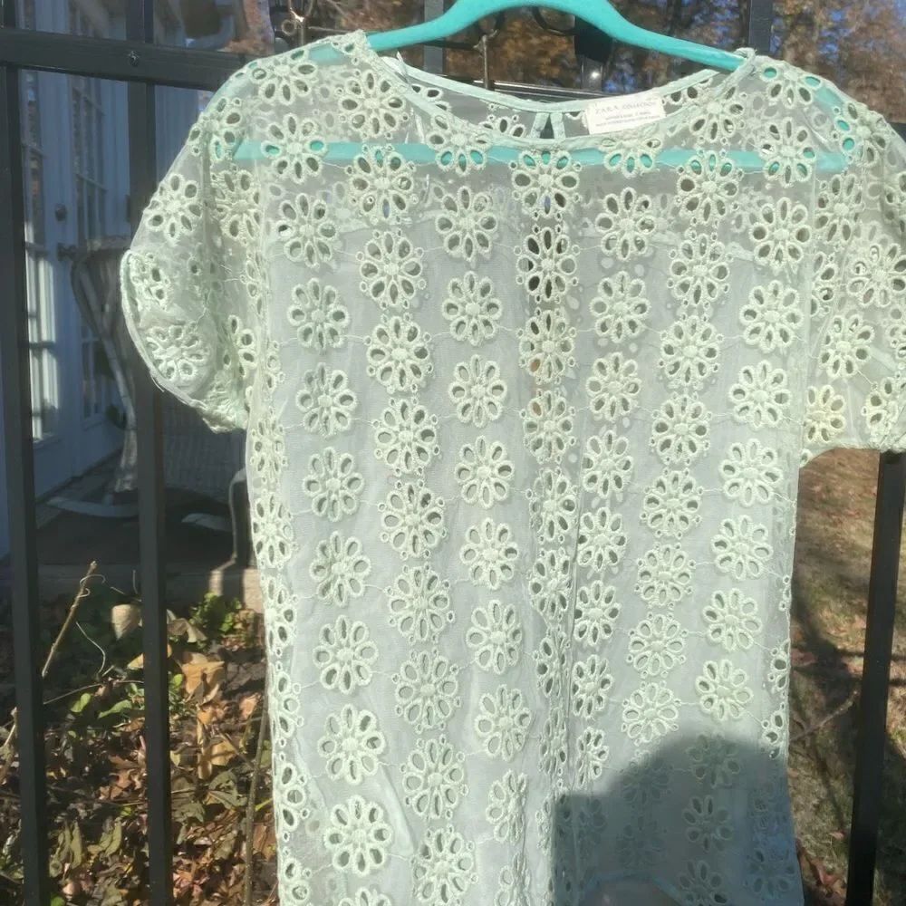 Zara Floral Embroidered Top - Picture 3 of 8